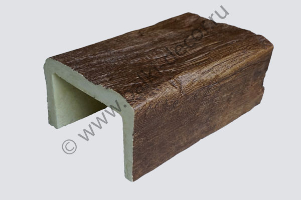 Декоративная балка орех Amaro 170х190х1000 мм ППУ (Б-205-4-1 Рустик)
