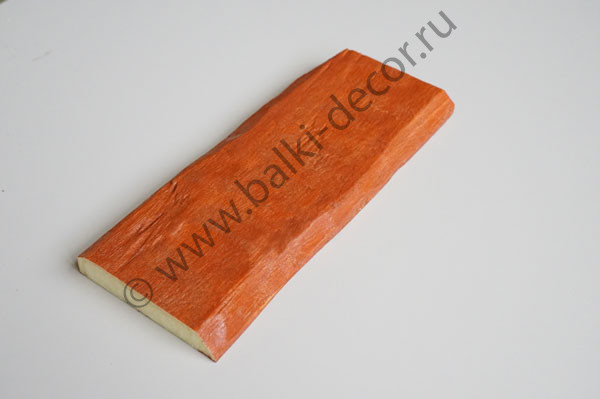 Декоративная доска Вишня (рябина) Amaro 100x20х3000 мм ППУ (Д-207-6-3 Рустик)
