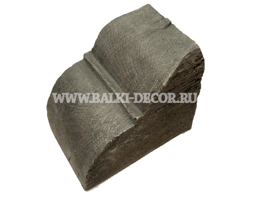 Декоративная консоль болотный дуб Amaro размер 120x105x135 мм  ППУ для балок сечением:120х120; для досок сечением:120x20 (код: КС-202-5У) f_Property_Color 120x105x135 Amaro КС-202-5У